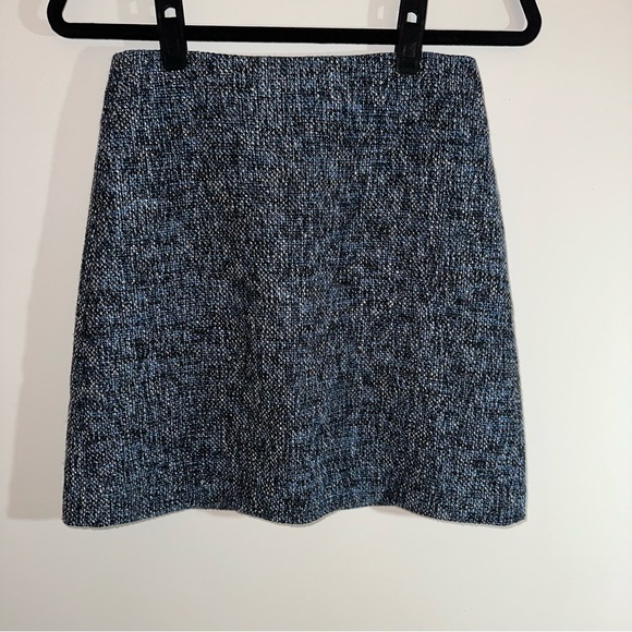 LOFT Skirts The Loft Outlet Blue Tweed Skirt 2p Poshmark Loft skirts the loft outlet blue tweed skirt 2p poshmark